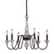 Vaxcel Georgetown 6 Light Gray Wood Farmhouse Chandelier H0236 - alternate 1