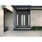 Vdomdoors Front Exterior Prehung Metal-Plastic Double Doors / MANUX 8088 Antracite / 2 Sidelites Exterior Win MANUX8088DEXD-ANT-LH-W14+72+14xH80 - alternate 4