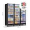 Yeego 76 in.W 58 cu. ft.Commercial Refrigerator Glass 3-Door Merchandiser Display YG-SC-1680FC-ZO - alternate 7