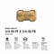 Proline Series 3/4-in PF x PB Brass Push Fit Coupling 6637-004 - alternate 5