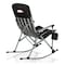 Picnic Time Family Of Brands NCAA Arkansas Razorbacks Outdoor Rocking Camp Chair - XL Heavy Duty Camping Chair 805-01-175-034-0 - alternate 2
