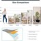 Fab Glass And Mirror Glassless Full Length Mirror Shatterproof Unbreakable Wall Mirror for Gym, Dance Studio, Home W GLM36x72BL - alternate 8