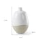 Homeroots 32" White And Beige Color Block Ceramic Round Floor Vase 608586 - alternate 5