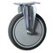 Service Caster 6 Inch Thermoplastic Rubber Wheel Rigid Top Plate Caster SCC-20R614-TPRB - alternate 1