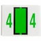 Smead Label, Bccrn, Endtab, "4", Ltgn Pk SMD67374 - alternate 2