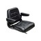 Uni Pro 142 Seat Top Assembly, With Armrests, Black Vinyl 8546 - alternate 9