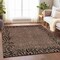 Homeroots 8' X 10' Brown Animal Print Washable Indoor Outdoor Area Rug 607635 - alternate 9