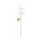 Corbett Lighting Evander 11.5 in. Wall Sconce Vintage Gold Leaf/Gesso White 477-02-VGL/GSW - alternate 1