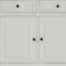 Homeroots Modern Farm White Three Door Buffet Server 388248 - alternate 6