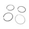 John Deere PISTON RING, OEM CH18391 - alternate 1