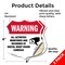 Signmission Video Surveillance Shield Label Set Warn, 6 inch X 6 inch, Vinyl Decal, 2PK SHI-D-2PACK-6-467 - alternate 5
