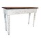 Homeroots 48" Natural and White Solid Wood Distressed Console Table 488795 - alternate 1