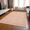 Homeroots 10' X 14' Peach And Ivory Floral Washable Indoor Outdoor Area Rug 582367 - alternate 9
