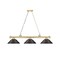 Z-Lite Cordon Heritage Brass 3 Light Billiard 2306-3HBR-SMB - alternate 7