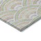 Homeroots 8' X 10' Pearl Orange And Purple Geometric Washable Indoor Outdoor Area Rug 615227 - alternate 9