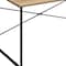 Homeroots 47" Natural and Black Wood and Metal Computer Desk 610397 - alternate 9