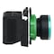 Schneider Electric Illuminated push button, Harmony XB5, plastic, flush, green, 22mm, plain lens for BA9s bulb, spring return, lower than 250V, 1NO + 1NC XB5AW3365 - alternate 5