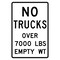 Sign Solutions Usa Traffic Sign, 24 in Width, Aluminum Sign, Vertical Rectangle DUS06DWT2436R12-3 - alternate 1
