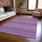 Homeroots 9' X 12' Lavender And Purple Striped Washable Indoor Outdoor Area Rug 610604 - alternate 9