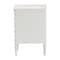 Baxton Studio Malinda Classic White Wood 3-Drawer End Table with Spindle Legs 253-14066-ZORO - alternate 10