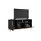 Homeroots Modern Black And Natural Long Door TV Stand 389029 - alternate 9