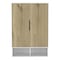 Homeroots 39in Natural Wood Accent Cabinet With Two Doors 477766 - alternate 1