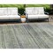 Homeroots 8' X 10' Artichoke Green Purple And Fern Green Striped Washable Indoor Outdoor Area Rug 588043 - alternate 1