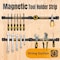 Powertec Magnetic Tool Holder Strip 12", Metal Magnet Tool Bar Organizers, 4PK 71965 - alternate 6
