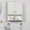 Zenith Zenna Home White 23'' W x 8-1/4'' D x 28'' H Wall Bath Cabinet R2328WWA - alternate 4