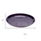 Homeroots 14" Purple Metal Etched Round Serving Tray 634489 - alternate 5
