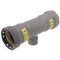 Viega MegaPressG tee P1 1.25 P2 1.25 FPT 0.5 carbon steel zinc-nickel coating 25486 - alternate 3