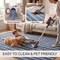 Jonathan Y Orton Distressed Ticking Stripe Non-Slip Machine-Washable Navy/Cream 8 ft. x 10 ft. Area Rug WSH519D-8 - alternate 6