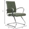 Leisuremod Benmar Modern Office Chair with Faux Leather Sled Base Task Chair & Arms BGO19GL - alternate 9