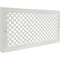 Sierra Grates 6 in. H X 14 in. W Powder Coat Steel, White Base Board Register BB-LAT-614-WHT - alternate 1