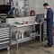 Amgood 24 in. x 60 in. All Stainless Steel Work Table, 35in. Height Commercial Prep Table with AMG WTSS-2460-Z - alternate 9