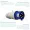 Walther-Werke Pin and Sleeve Plug, 30A, 3Ã¸Y 120/208 or 230, 3 Phase, 3 Pole, Blue, NEMA Not Rated 230509 - alternate 7
