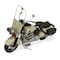 Homeroots 10" Cream Metal Hand Painted Early 1900's Police Motorcycle Model Model Motorcycle 489413 - alternate 9