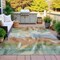 Homeroots 8' X 10' Beige And Copper Abstract Washable Indoor Outdoor Area Rug 631332 - alternate 8