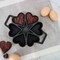 Martha Stewart Martha by 6 Cups Heart Mold Pre-seasoned Cast Iron Pan in Black 134697.01 - alternate 6