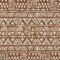 Homeroots 9' X 12' Terra Cotta And Beige Southwestern Washable Indoor Outdoor Area Rug 594200 - alternate 9