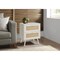 Monarch Specialties Accent Table, Side Table, Bedroom, Living Room, Nightstand, Storage Drawer, White, Contemporary I 3619 - alternate 6