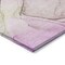 Homeroots 9' X 12' Pink Abstract Washable Non Skid Indoor Outdoor Area Rug 559404 - alternate 5