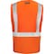 Ironwear Hi-Vis FR Safety Vest 4XL Class 2 , Hook & Loop 5 Pockets 1284FR-O-4XL - alternate 2