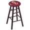 Holland Bar Stool Co Maple Bar Stool, Dark Cherry Finish, Florida State (Script) Seat RC30MSDC - alternate 1