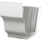 Amerimax Home Products 4'' Galvanized White Slip-Joint Gutter Connector 19209 - alternate 2