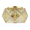 Jonathan Y Violet 12.5" 2-Light Industrial Vintage Iron/Glass LED Flush Mount, Brass Gold JYL9927A - alternate 11