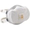 3M Disposable Respirator, N100, Molded, Dual, Adjustable, Metal Nose Clip, M 8233 - alternate 1