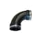 Fernco Flexible Qwik Elbow, 4 in, Mechanical Joint, PVC Body, 4.3 psi Pressure PQL-400 - alternate 3