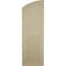 Ekena Millwork Timberthane Hand Hewn 2 Equal Louver w/Elliptical Top Faux Wood Shutters, 18W x 76H, 70 Low Side, PR SHULVL18X76HHPR - alternate 11