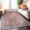 World Rug Gallery Transitional Bordered Vintage Machine Washable Non Slip Area Rug 5 ft x 7 ft Multi 6026MULTI5X7 - alternate 1